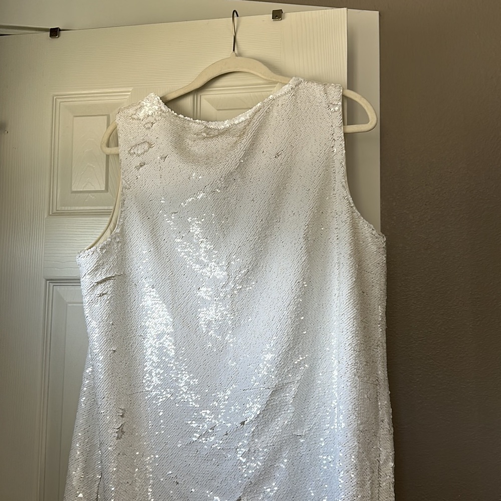 Madewell  White Sequin Dress - Picture 8 of 10